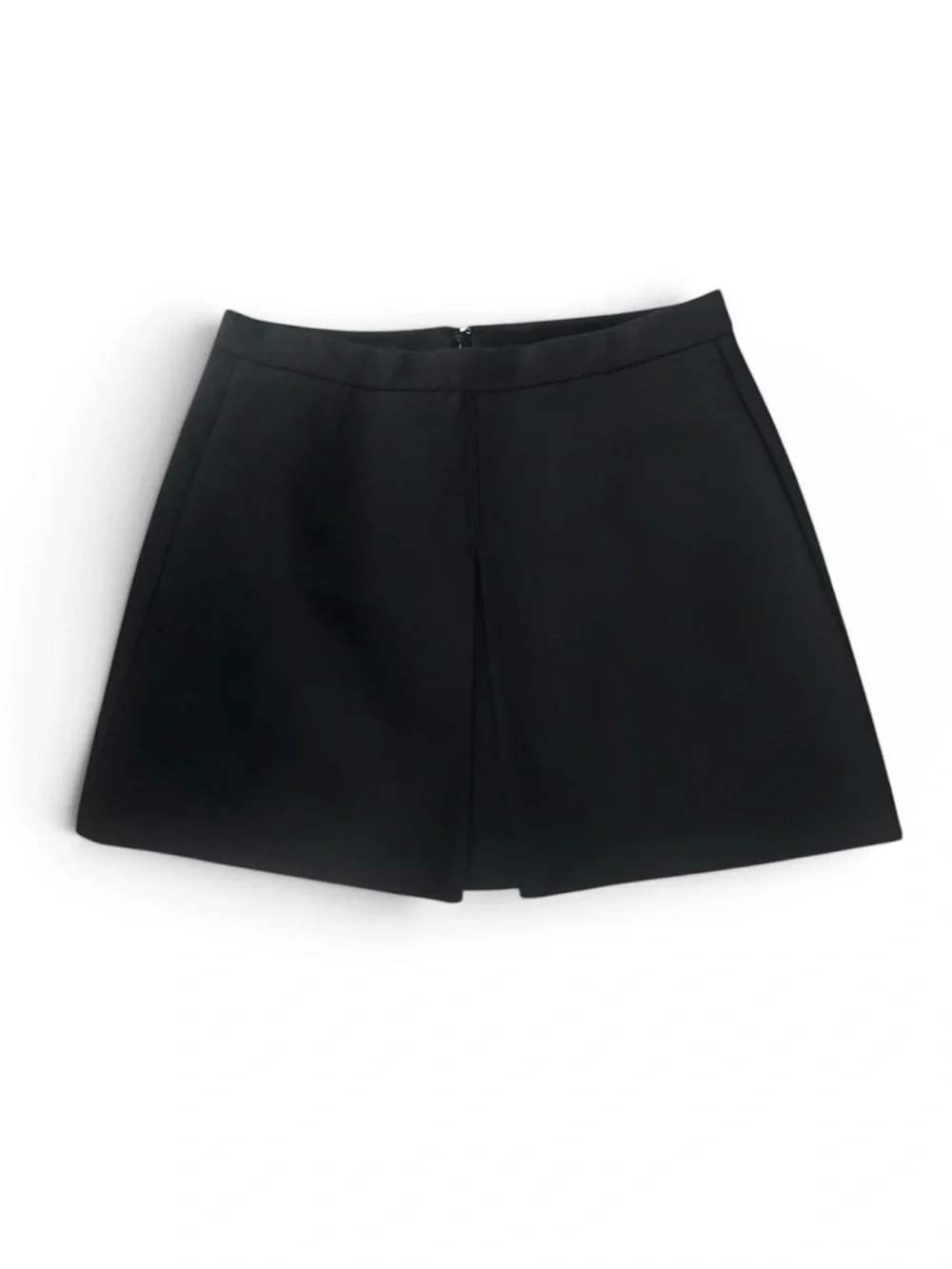Vince Black Skirt Inverted Center Pleat NWT